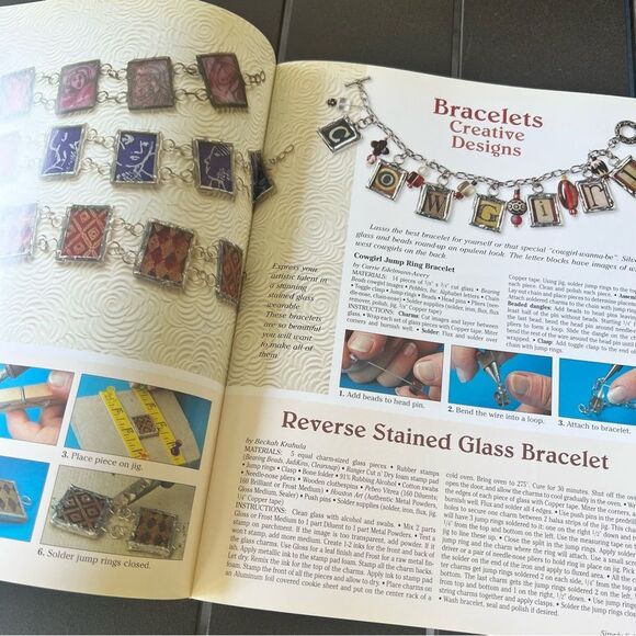 Designers Originals Red and Silver Mixed Media Art - Picture 3 of 7